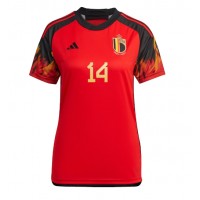 Echipament fotbal Belgia Dries Mertens #14 Tricou Acasa Mondial 2022 pentru femei maneca scurta